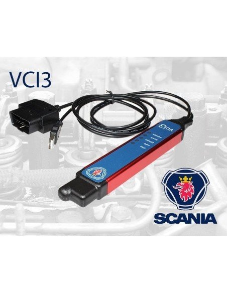 SCANNER Camiones Scania VCI3 SPD3 Ultima Versión