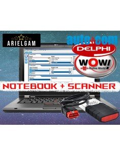 NOTEBOOK Procesador i5 + SCANNER DELPHI AUTOS y CAMIONES